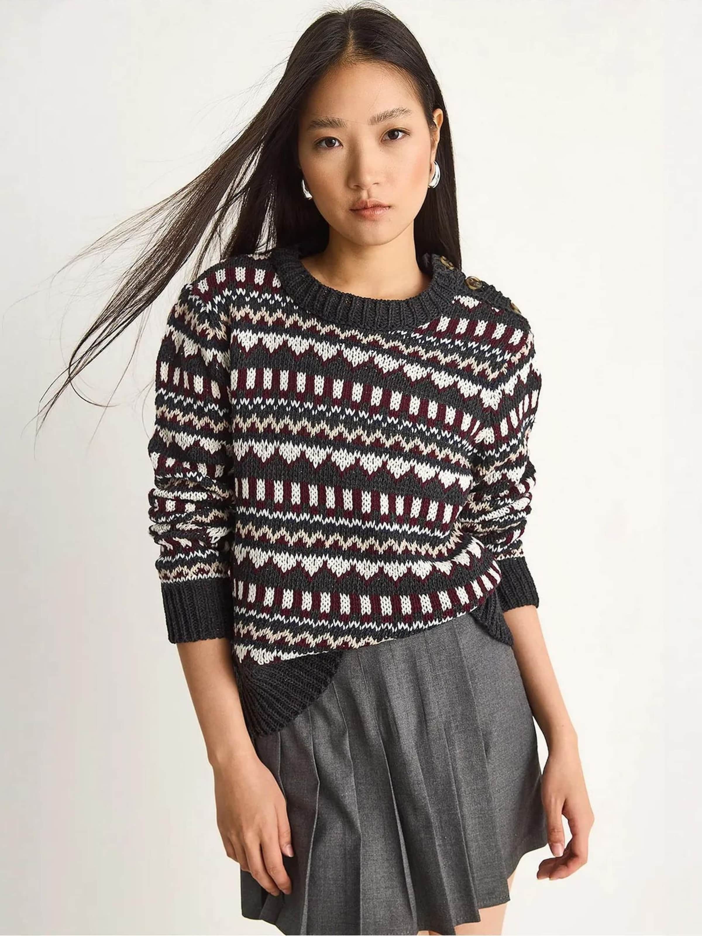 Bianco Lucci Свитер в цвете антрацит
Bianco Lucci Свитер в цвете антрацит