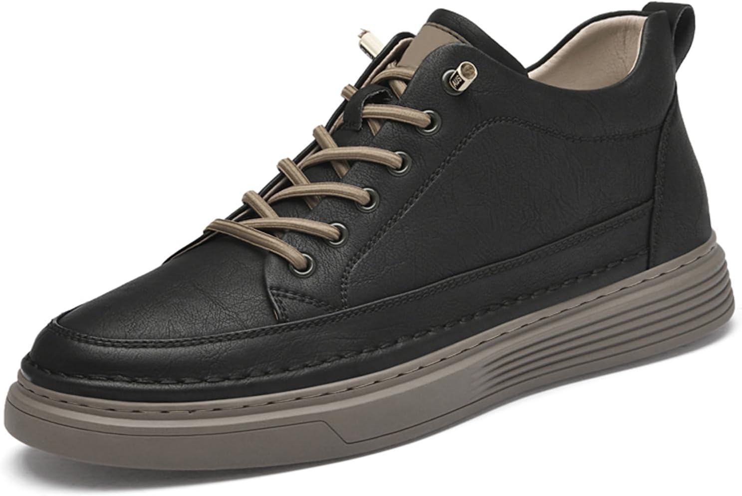 Мужские лифтовые туфли Eliogn для увеличения роста, кожаные повседневные кроссовки на шнуровке, увеличивают рост на 6 см, невидимые обувь-лифт, черный
Мужские лифтовые туфли Eliogn для увеличения роста, кожаные повседневные кроссовки на шнуровке, увеличивают рост на 6 см, невидимые обувь-лифт, черный