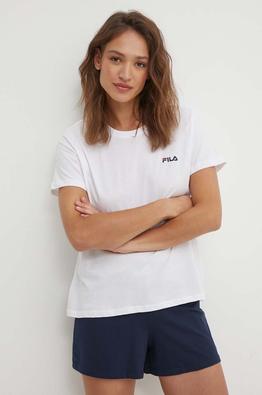 Шерстяная пижама Fila, белый 
Шерстяная пижама Fila, белый
