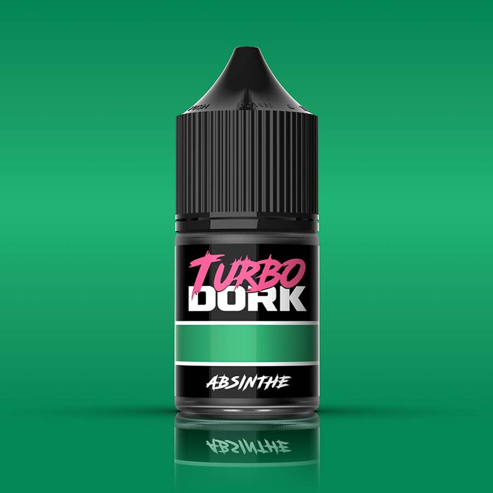 Аксессуары Turbo Dork Metallic Acrylic Paint: Absinthe (22ml)
Аксессуары Turbo Dork Metallic Acrylic Paint: Absinthe (22ml)