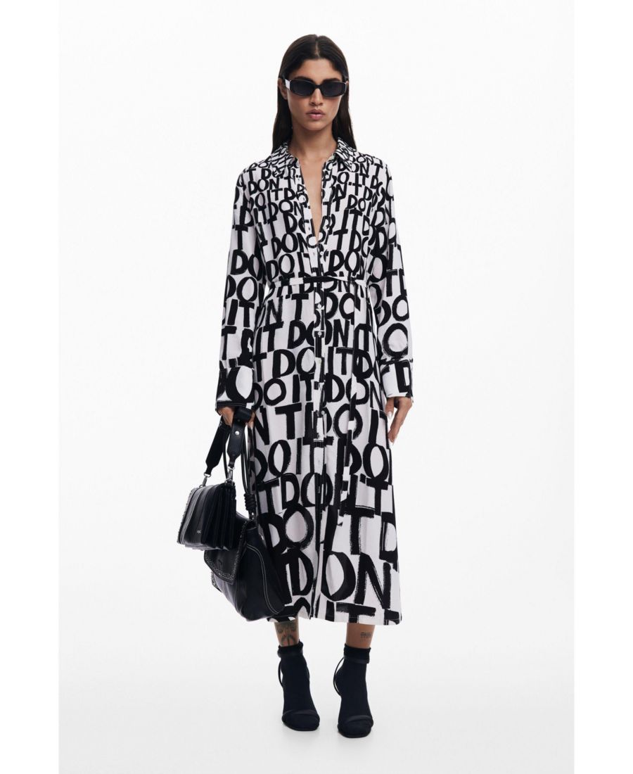 Женское платье миди с надписью Desigual, Light beige
Женское платье миди с надписью Desigual, Light beige