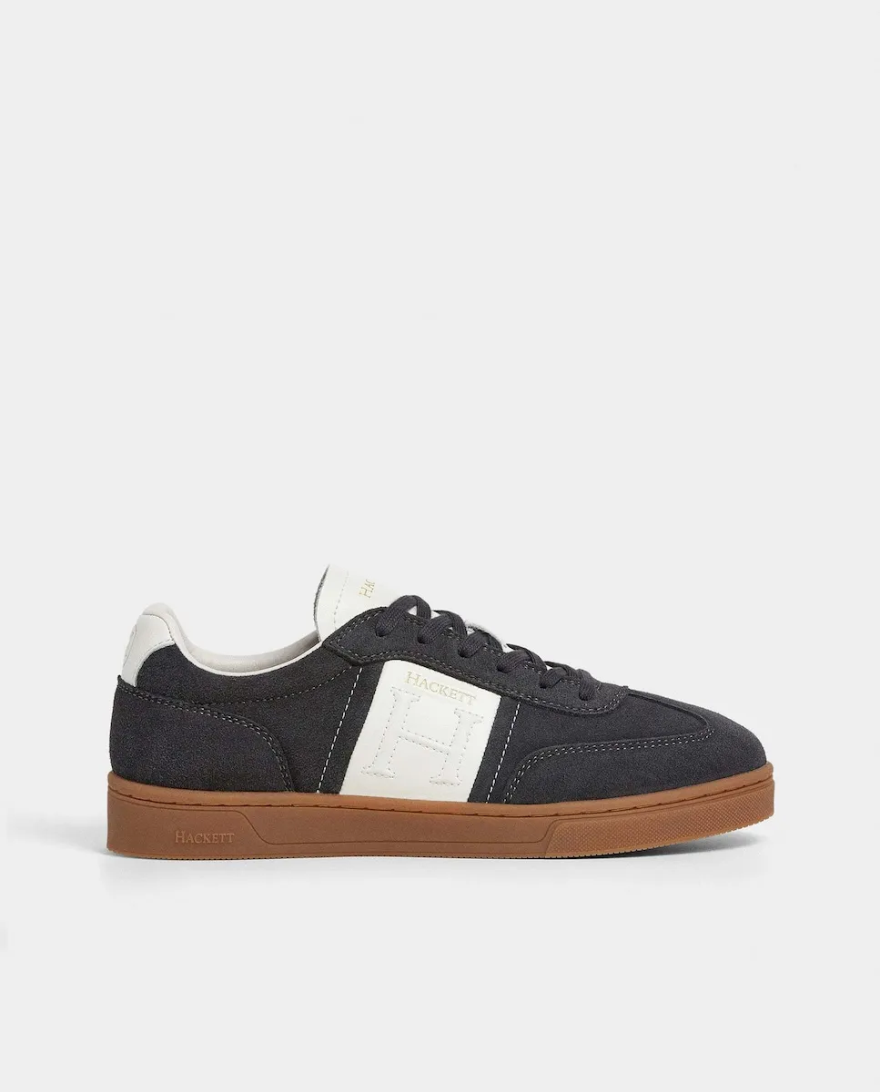 Мужские кроссовки из замши и кожи Harper League Hackett, темно-серый
Мужские кроссовки из замши и кожи Harper League Hackett, темно-серый