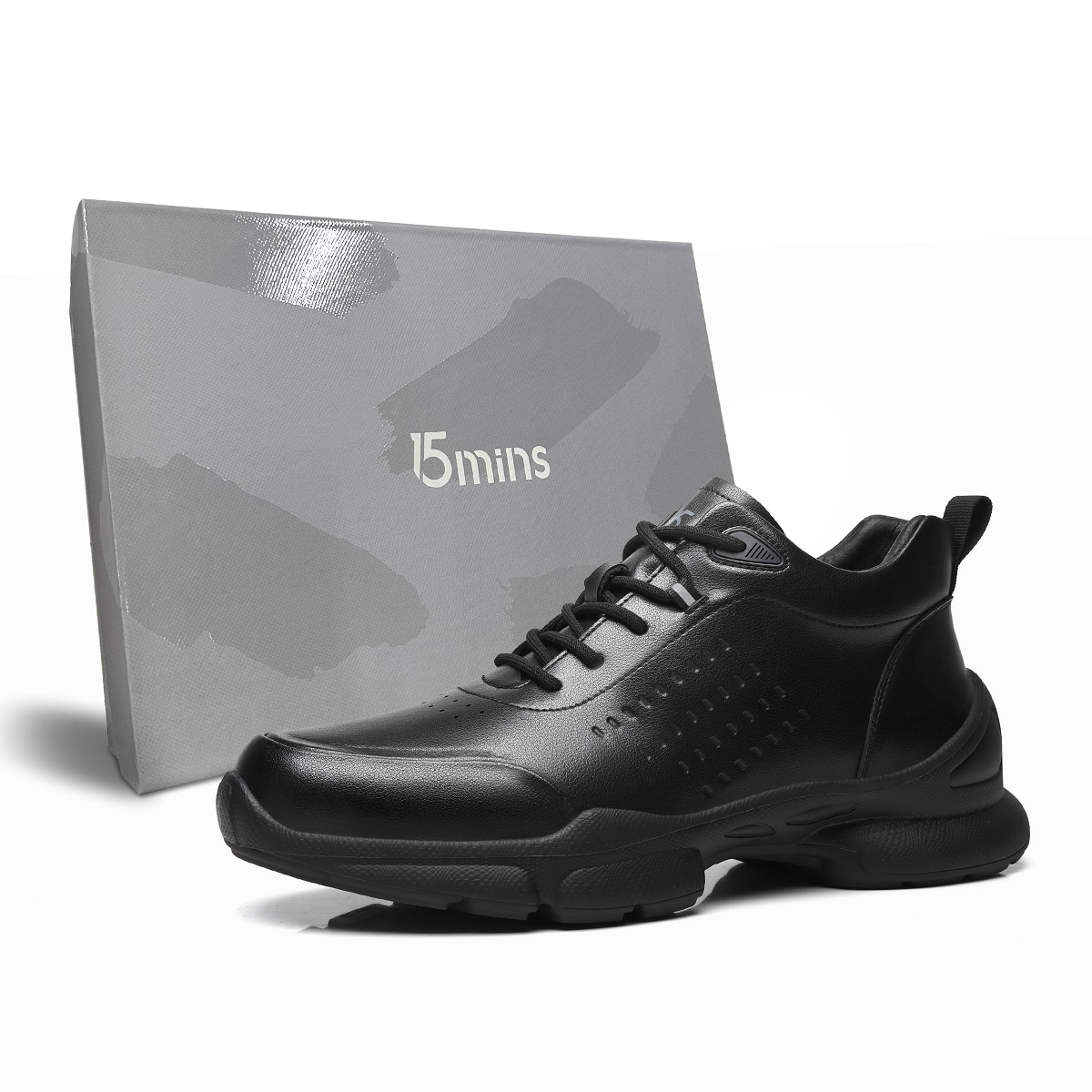 15 MINS Повседневные туфли мужские низкие черные
15 MINS Повседневные туфли мужские низкие черные