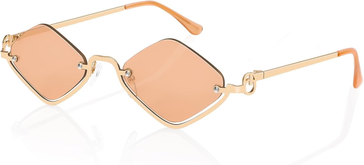 Ретро-солнцезащитные очки Y2k для женщин и мужчин, модные полуободковые солнцезащитные очки неправильной формы, узкие, золотистого цвета, с защитой от УФ-излучения UV400 TYA, Gold Frame -Champagne Lens
Ретро-солнцезащитные очки Y2k для женщин и мужчин, модные полуободковые солнцезащитные очки неправильной формы, узкие, золотистого цвета, с защитой от УФ-излучения UV400 TYA, Gold Frame -Champagne Lens
