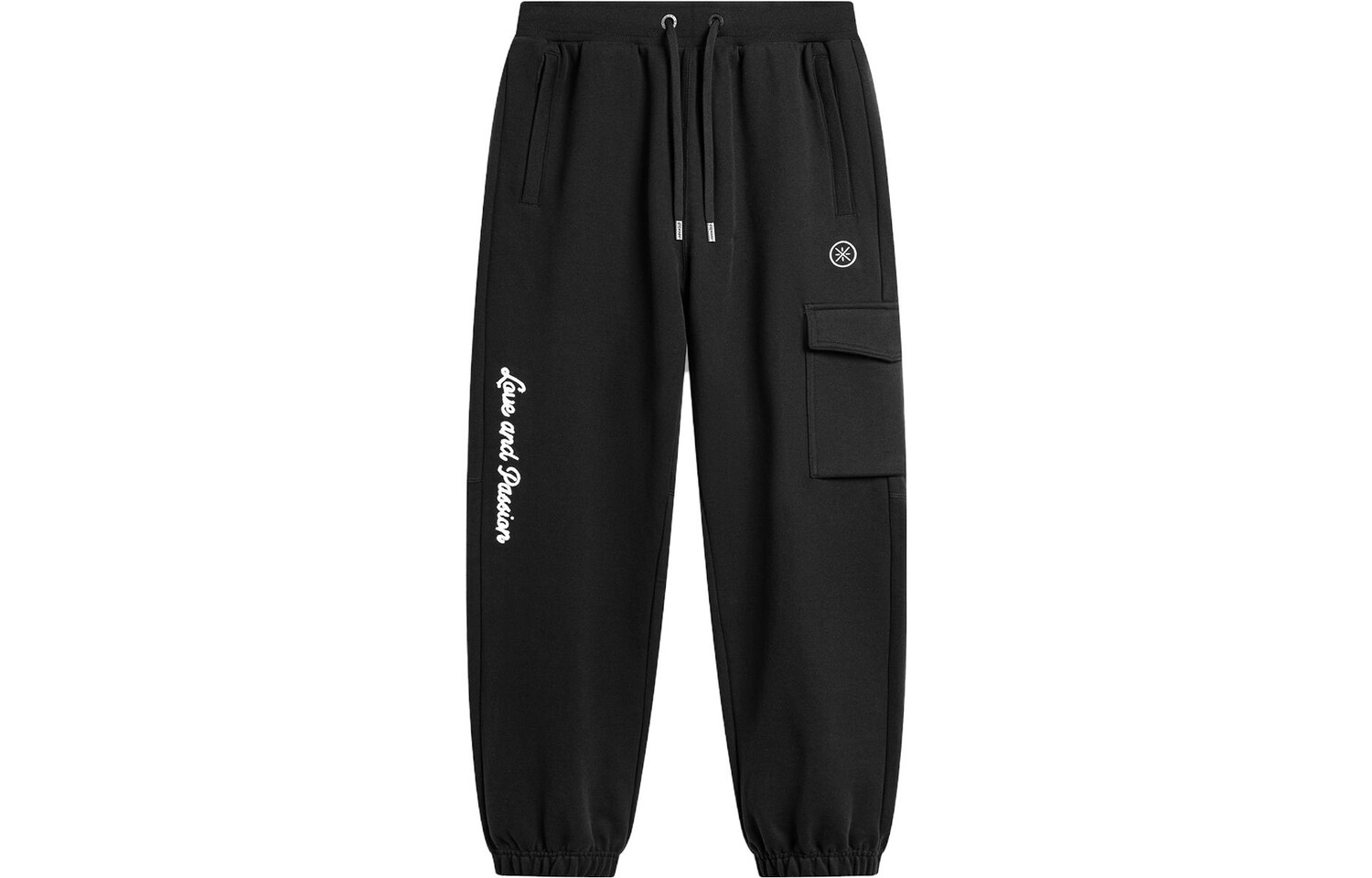 Wade Collection Трикотажные спортивные штаны мужские черные Lining, черный 
Wade Collection Трикотажные спортивные штаны мужские черные Lining, черный