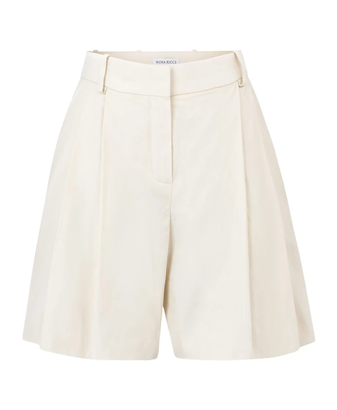 Широкие плиссированные шорты Nina Ricci, белый
Широкие плиссированные шорты Nina Ricci, белый