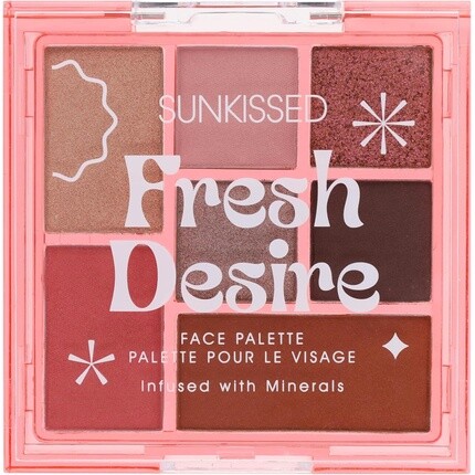 Палитра теней для век Fresh Desire 7 оттенков Мягкие матовые и мерцающие для лица и глаз Sunkissed
Палитра теней для век Fresh Desire 7 оттенков Мягкие матовые и мерцающие для лица и глаз Sunkissed