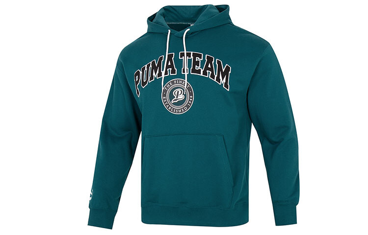 Утепленная мужская толстовка зеленого цвета Puma, зеленый 
Утепленная мужская толстовка зеленого цвета Puma, зеленый