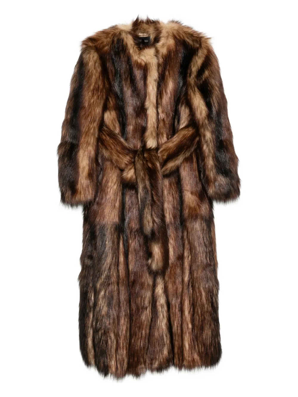 Пальто из искусственного меха с поясом Simone Rocha, коричневый
Пальто из искусственного меха с поясом Simone Rocha, коричневый