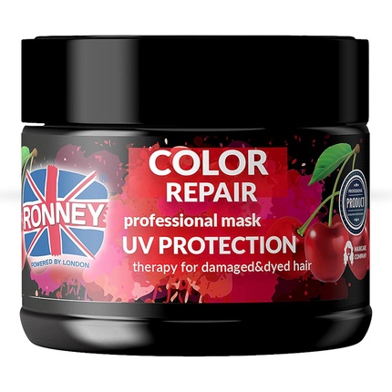 Ronney Professional Маска для окрашенных волос с экстрактом вишни Ronney Powered By London
Ronney Professional Маска для окрашенных волос с экстрактом вишни Ronney Powered By London