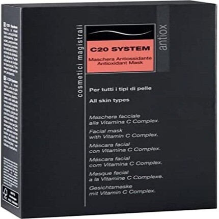 Антиоксидантная маска для лица с витамином С C20 System Box Cantabria Labs Difa Cooper
Антиоксидантная маска для лица с витамином С C20 System Box Cantabria Labs Difa Cooper