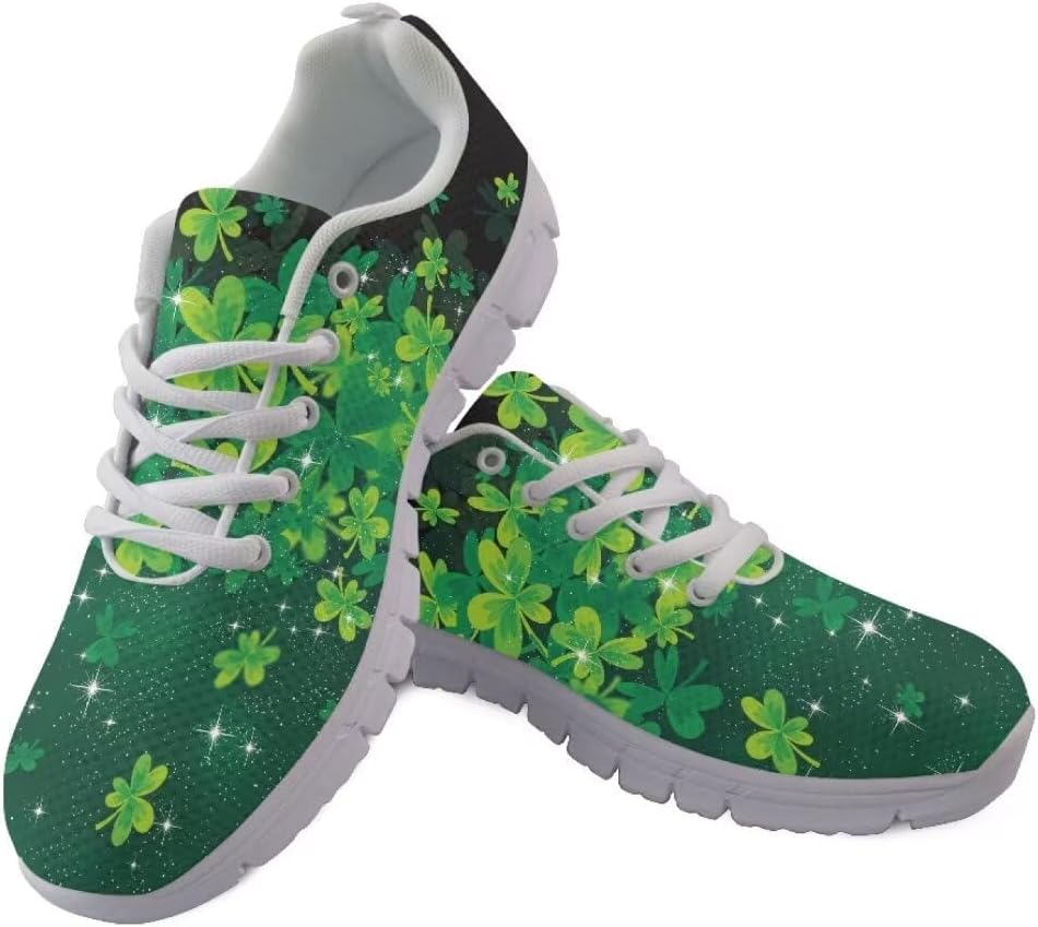 Кроссовки Jeiento Fashion ко Дню Святого Патрика для женщин и мужчин, противоскользящие, для бега и тенниса на улице, дышащие сетчатые, удобные для путешествий и повседневной ходьбы, зеленый
Кроссовки Jeiento Fashion ко Дню Святого Патрика для женщин и мужчин, противоскользящие, для бега и тенниса на улице, дышащие сетчатые, удобные для путешествий и повседневной ходьбы, зеленый