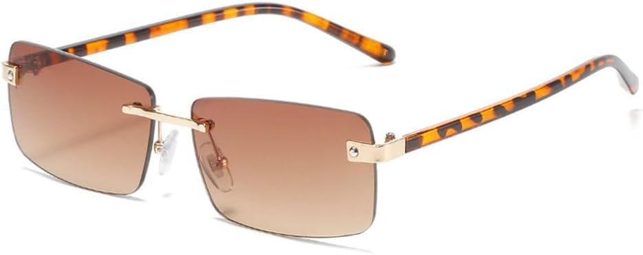 Модные коричневые солнцезащитные очки без оправы для женщин, металлические солнцезащитные очки для мужчин, простые очки без оправы, защита от УФ-излучения UV400 TYUVIVO, C2 Brown
Модные коричневые солнцезащитные очки без оправы для женщин, металлические солнцезащитные очки для мужчин, простые очки без оправы, защита от УФ-излучения UV400 TYUVIVO, C2 Brown