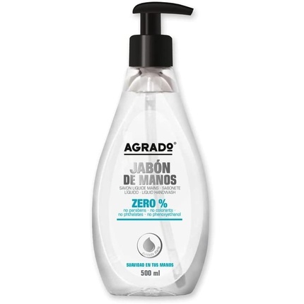 Agrado Zero% мыло для рук - 500 мл Agrado Cosmetic Care 3000
Agrado Zero% мыло для рук - 500 мл Agrado Cosmetic Care 3000