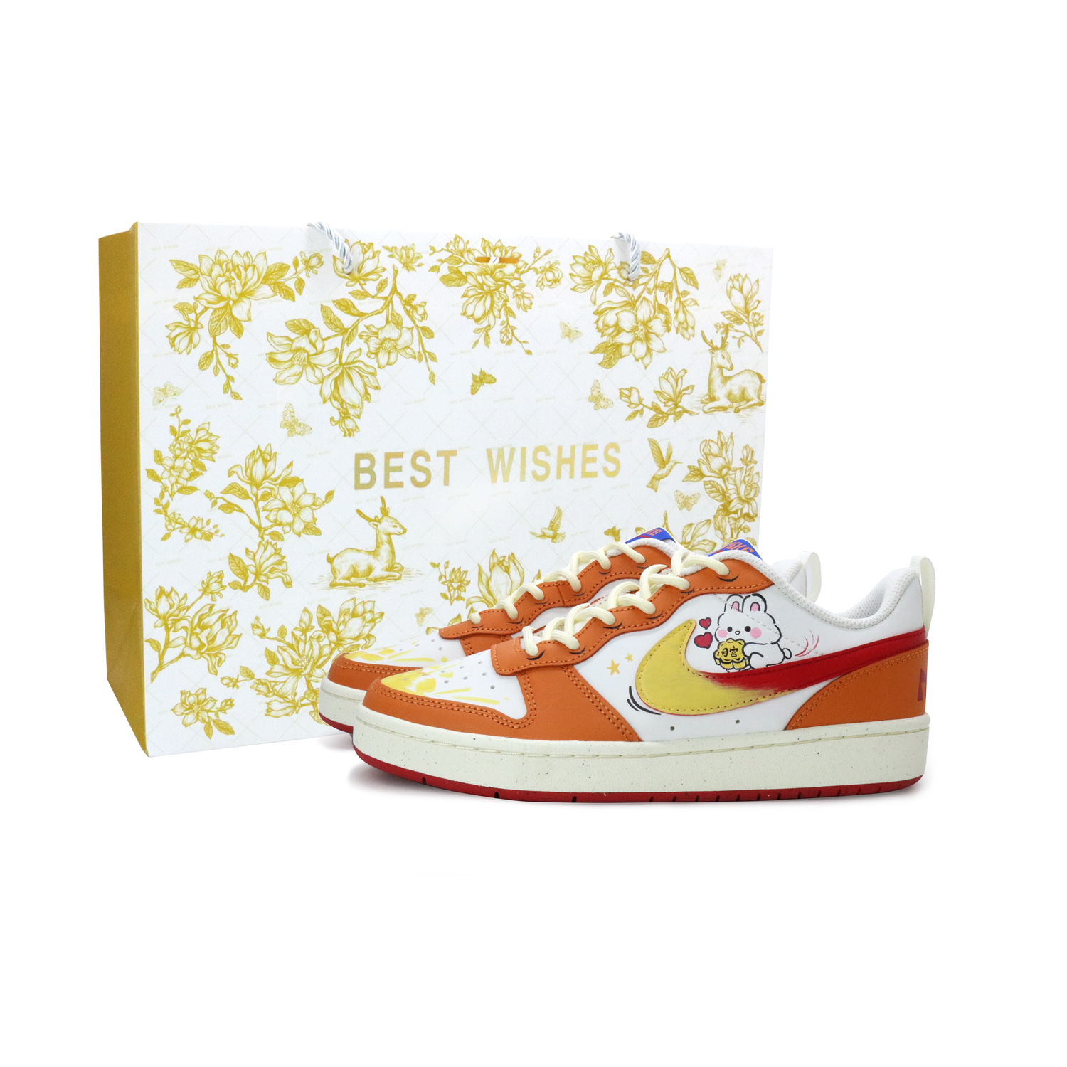 Nike Court Borough Moon Rabbit устойчивые к истиранию дышащие низкие скейтбордские кроссовки gold детские
Nike Court Borough Moon Rabbit устойчивые к истиранию дышащие низкие скейтбордские кроссовки gold детские