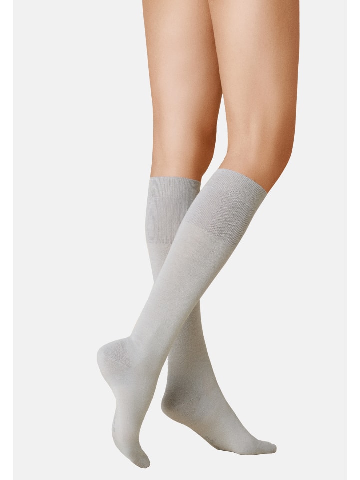 Kunert Высокие носки до колена из мягкой шерсти и хлопка светло-серого цвета
Kunert Высокие носки до колена из мягкой шерсти и хлопка светло-серого цвета