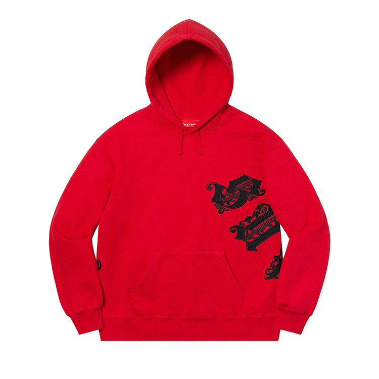 Толстовка Supreme Old English Wrap Hooded Sweatshirt, Red
Толстовка Supreme Old English Wrap Hooded Sweatshirt, Red