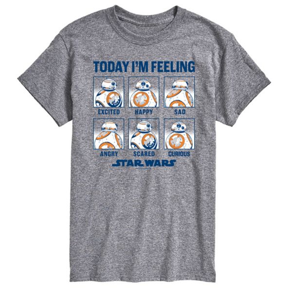Футболка с графическим принтом "Мужское настроение bb-8 сегодня" Star Wars, серый
Футболка с графическим принтом "Мужское настроение bb-8 сегодня" Star Wars, серый