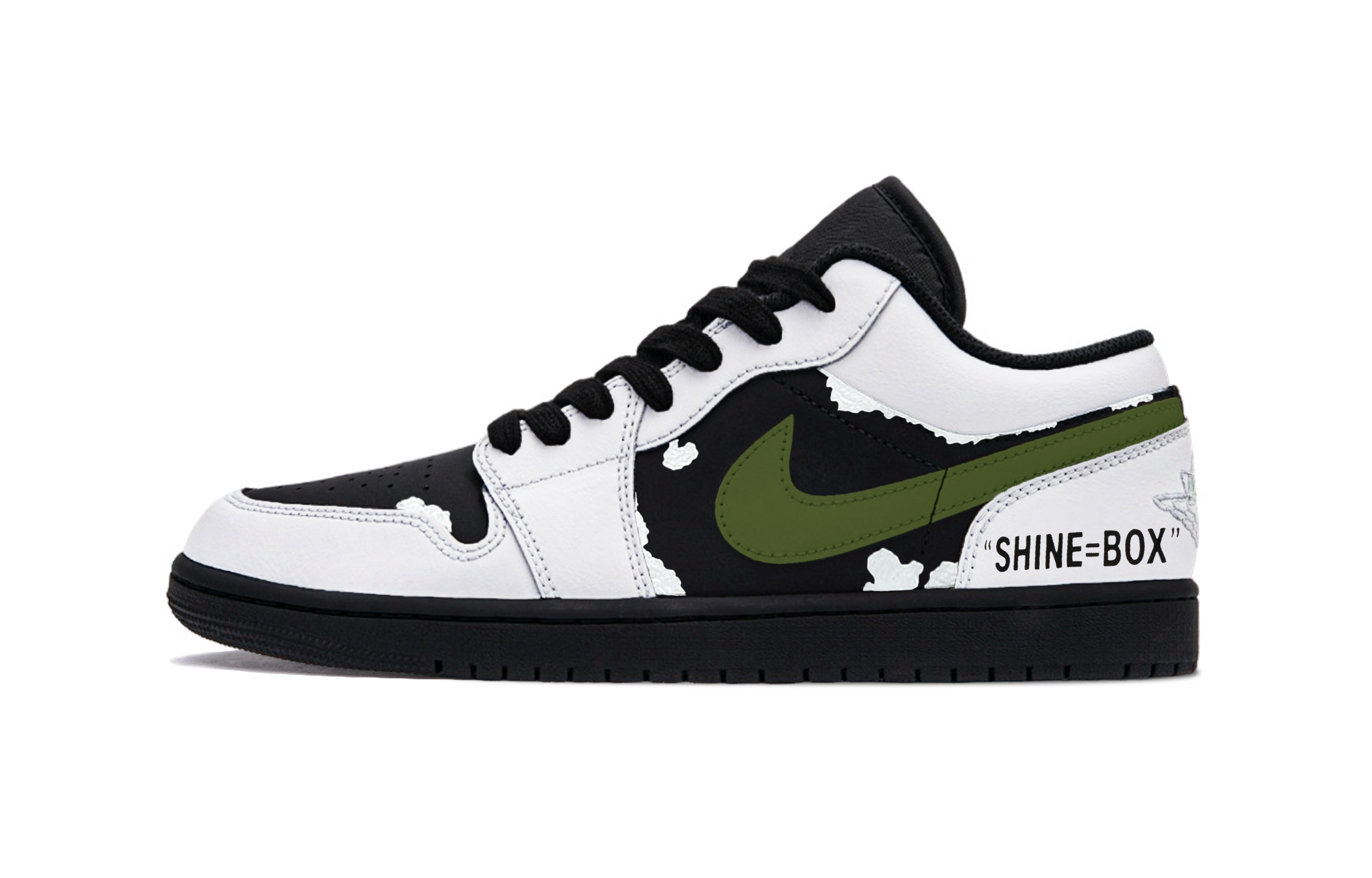 Jordan Air 1 Subtle Glow Box Cushioning, износостойкие низкие кроссовки в винтажном стиле для мужчин черно-бело-зеленые
Jordan Air 1 Subtle Glow Box Cushioning, износостойкие низкие кроссовки в винтажном стиле для мужчин черно-бело-зеленые