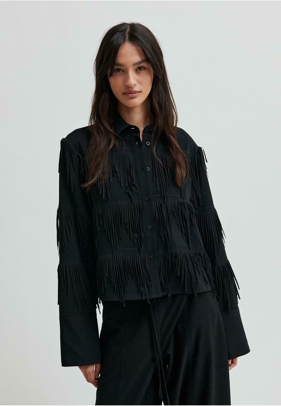 Блуза Second Female Button-down blouse, Black
Блуза Second Female Button-down blouse, Black