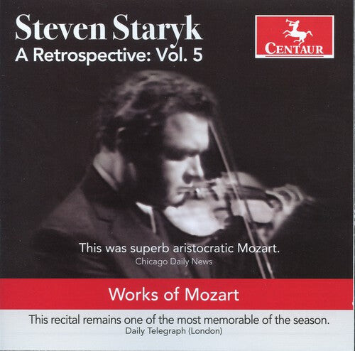 CD диск Mozart / Staryk / the Mainly Mozart Orch / Miller: Retrospective 5
CD диск Mozart / Staryk / the Mainly Mozart Orch / Miller: Retrospective 5