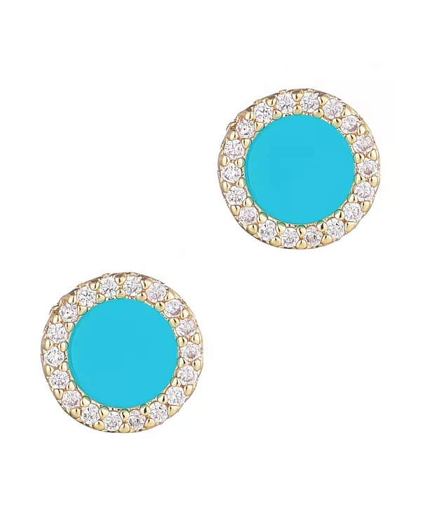 Серьги-Гвоздики с золотыми бирюзовыми кругами в форме ореола Adornia, blue
Серьги-Гвоздики с золотыми бирюзовыми кругами в форме ореола Adornia, blue