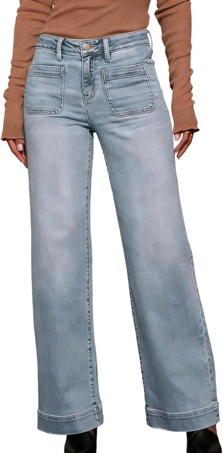 Женские джинсы Wide Leg High Waisted Straight Leg Stretchy OSFVNOXV
Женские джинсы Wide Leg High Waisted Straight Leg Stretchy OSFVNOXV