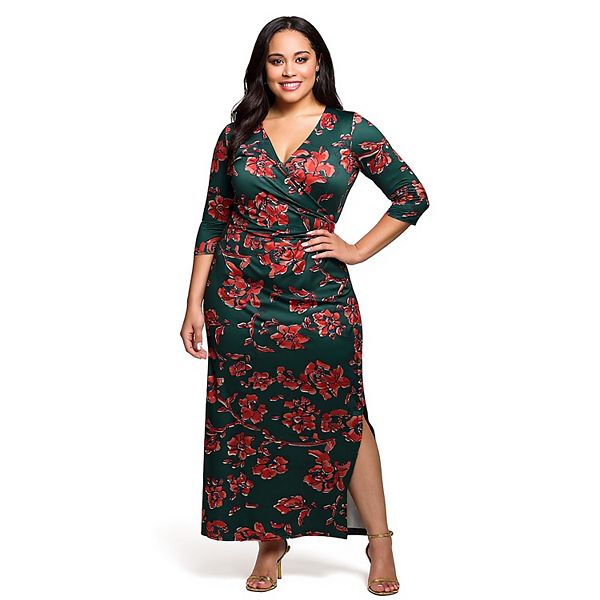 Платье макси с цветочным принтом, три четверти и разрезом по боку Plus size 24Seven Comfort Apparel
Платье макси с цветочным принтом, три четверти и разрезом по боку Plus size 24Seven Comfort Apparel