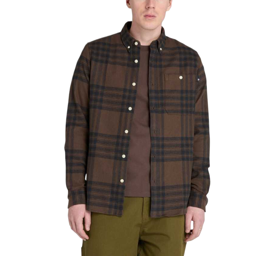 Timberland Мужская рубашка коричневого цвета
Timberland Мужская рубашка коричневого цвета