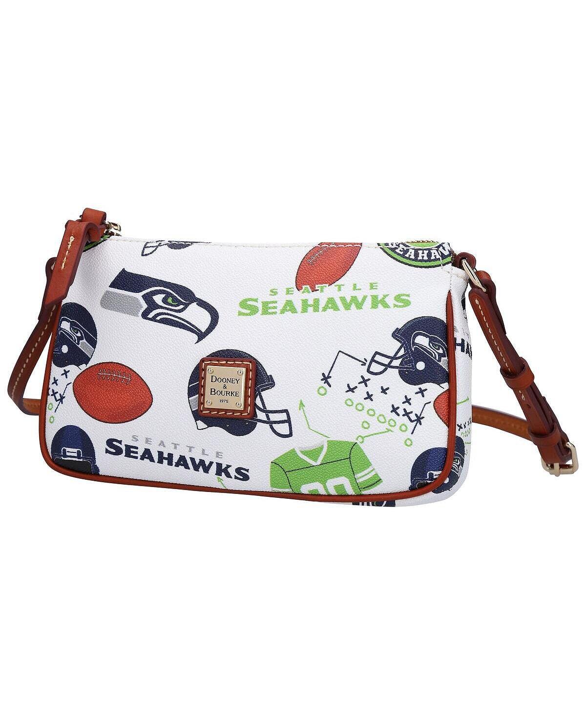 Женская сумка через плечо Seattle Seahawks Gameday Lexi с небольшим футляром для монет Dooney & Bourke, белый
Женская сумка через плечо Seattle Seahawks Gameday Lexi с небольшим футляром для монет Dooney & Bourke, белый