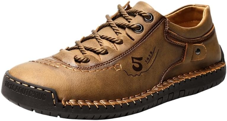 Мужские повседневные кожаные туфли, низкие лоферы без шнурков, средние для ходьбы и вождения Hhhchpm, коричневый
Мужские повседневные кожаные туфли, низкие лоферы без шнурков, средние для ходьбы и вождения Hhhchpm, коричневый