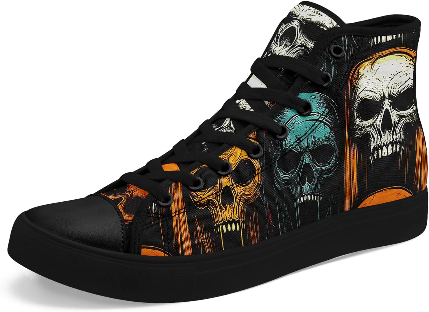 Мужские кроссовки на высокой подошве coolcustomize с шнуровкой, в готическом стиле, повседневные кеды из холста для женщин, красно-черные с черепами
Мужские кроссовки на высокой подошве coolcustomize с шнуровкой, в готическом стиле, повседневные кеды из холста для женщин, красно-черные с черепами