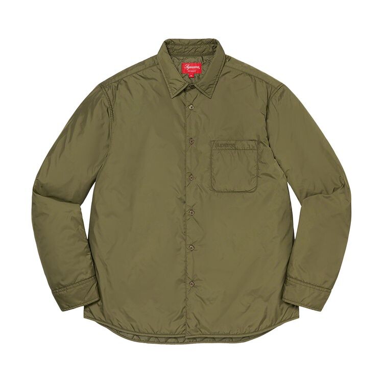 Рубашка Supreme Nylon Filled Shirt Olive, зеленый
Рубашка Supreme Nylon Filled Shirt Olive, зеленый