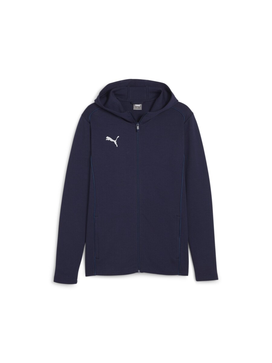 Спортивная толстовка с капюшоном на молнии PUMA TeamFinal, темно-синий
Спортивная толстовка с капюшоном на молнии PUMA TeamFinal, темно-синий