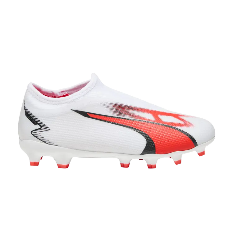 Кроссовки Puma Ultra Match Laceless FG AG Jr, белый 
Кроссовки Puma Ultra Match Laceless FG AG Jr, белый