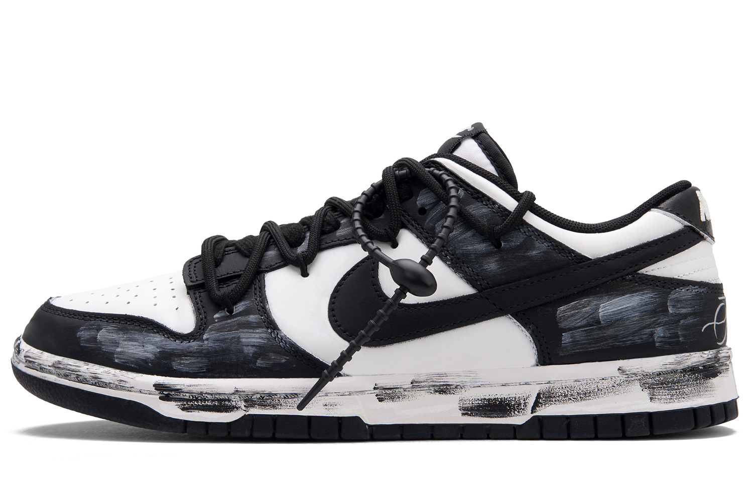 Nike Данки устойчивые к истиранию низкие скейтбордные кроссовки унисекс черно-белые, цвет Black White
Nike Данки устойчивые к истиранию низкие скейтбордные кроссовки унисекс черно-белые, цвет Black White