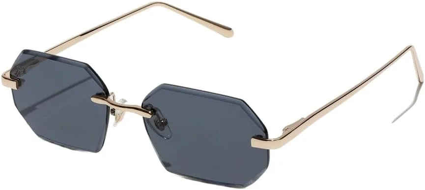 Мужские солнцезащитные очки, модные без оправы, солнцезащитные очки с бриллиантовыми линзами, женские без оправы, металлические очки GHVWYX, C4 Gold Black
Мужские солнцезащитные очки, модные без оправы, солнцезащитные очки с бриллиантовыми линзами, женские без оправы, металлические очки GHVWYX, C4 Gold Black