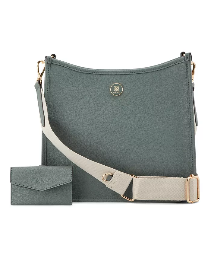 Средняя поясная сумка-кардхолдер Nalini Nine West, зеленый 
Средняя поясная сумка-кардхолдер Nalini Nine West, зеленый