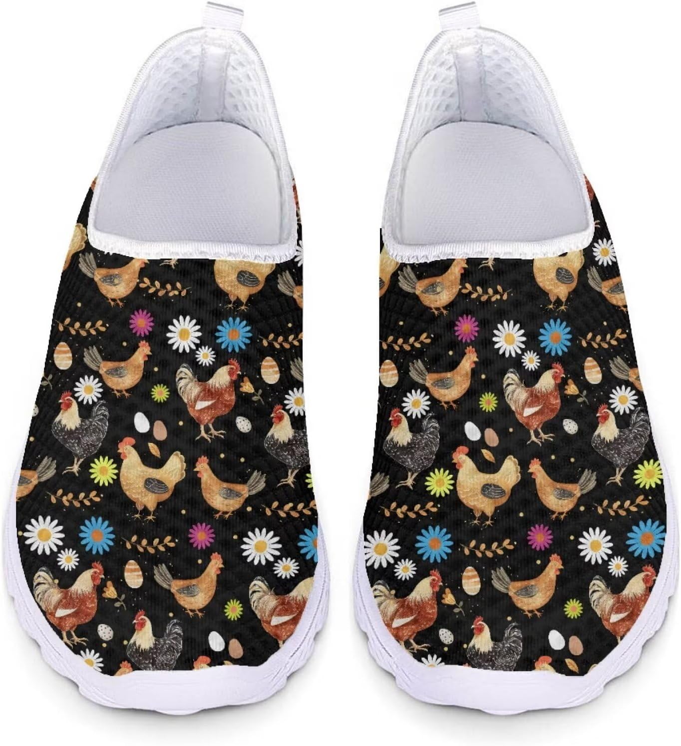 Кроссовки для ходьбы для женщин и мужчин, спортивные кроссовки, плоская сетчатая обувь, дышащие кроссовки Xixirimido, Rooster Hippie Flower
Кроссовки для ходьбы для женщин и мужчин, спортивные кроссовки, плоская сетчатая обувь, дышащие кроссовки Xixirimido, Rooster Hippie Flower