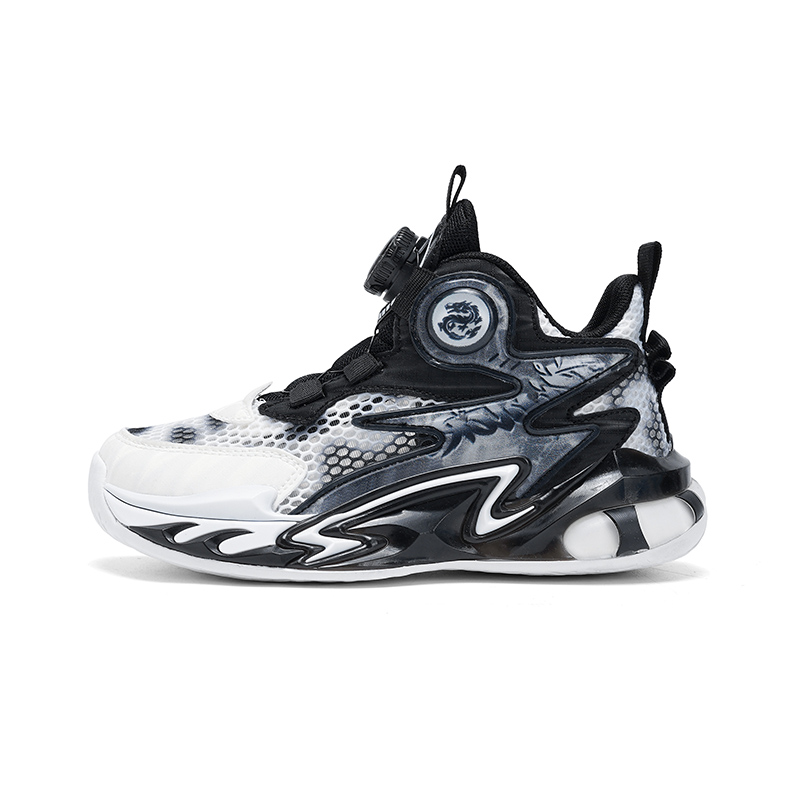 Противоскользящие и износостойкие легкие детские баскетбольные кроссовки средней высоты Wooden Rabbit, белый/черный
Противоскользящие и износостойкие легкие детские баскетбольные кроссовки средней высоты Wooden Rabbit, белый/черный