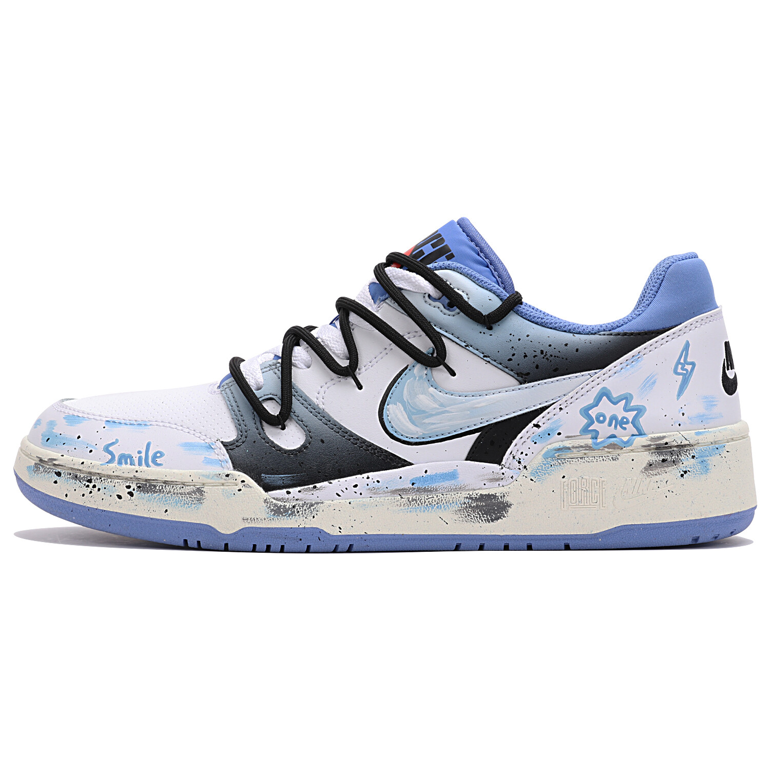 Кроссовки Nike Full Force Skateboarding Shoes Men Low-top Blue/white, синий/белый
Кроссовки Nike Full Force Skateboarding Shoes Men Low-top Blue/white, синий/белый
