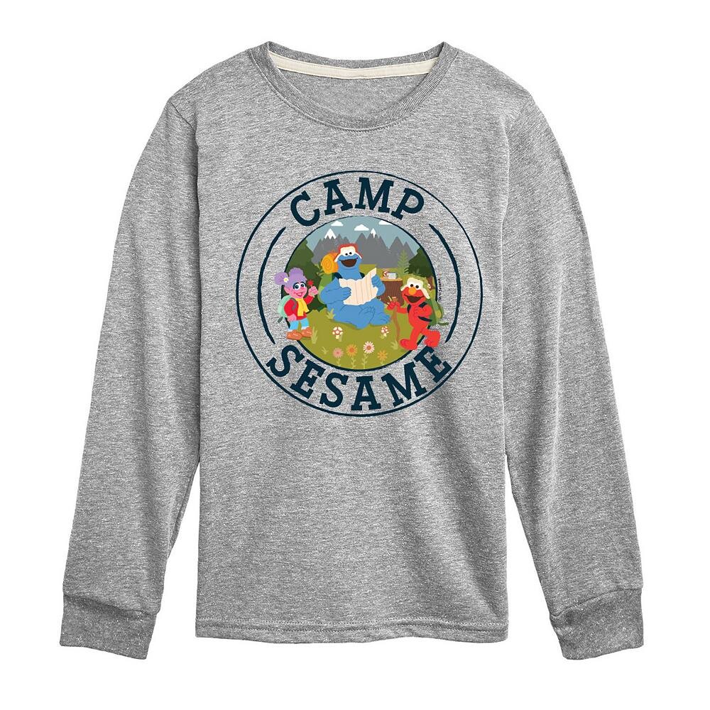 Футболка с длинными рукавами и рисунком «Лагерь Улицы Сезам» для мальчиков 8–20 лет Licensed Character, цвет Heather Gray
Футболка с длинными рукавами и рисунком «Лагерь Улицы Сезам» для мальчиков 8–20 лет Licensed Character, цвет Heather Gray