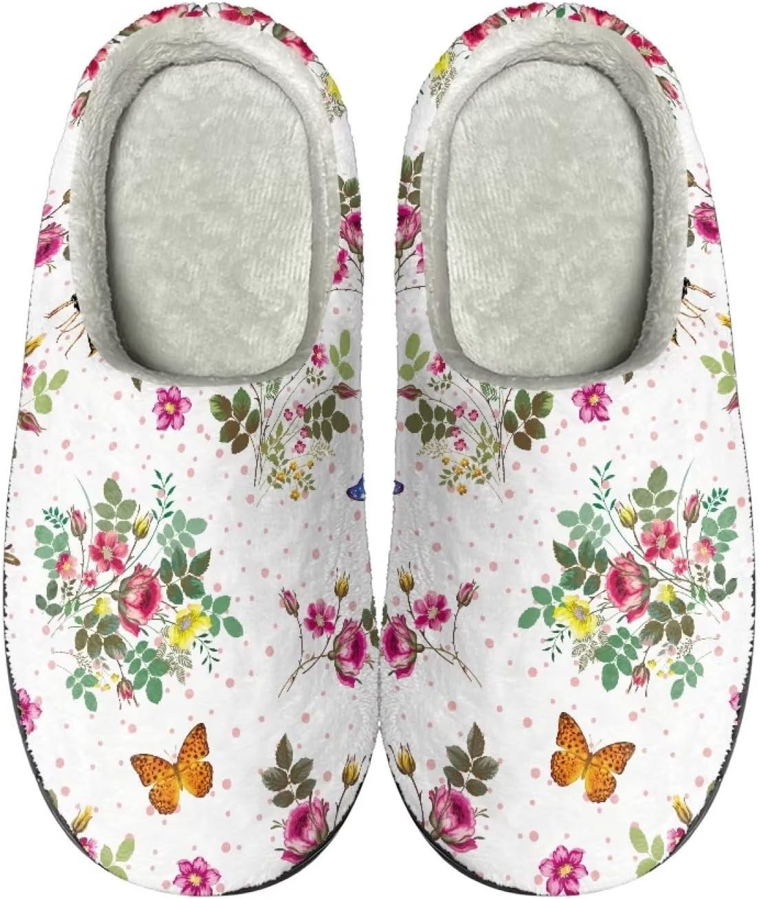 Тапочки Baxinh для мужчин и женщин, домашние и уличные, мягкие теплые тапочки, носить легко, с антискользящей подошвой, Flower Butterfly - Multicolor
Тапочки Baxinh для мужчин и женщин, домашние и уличные, мягкие теплые тапочки, носить легко, с антискользящей подошвой, Flower Butterfly - Multicolor