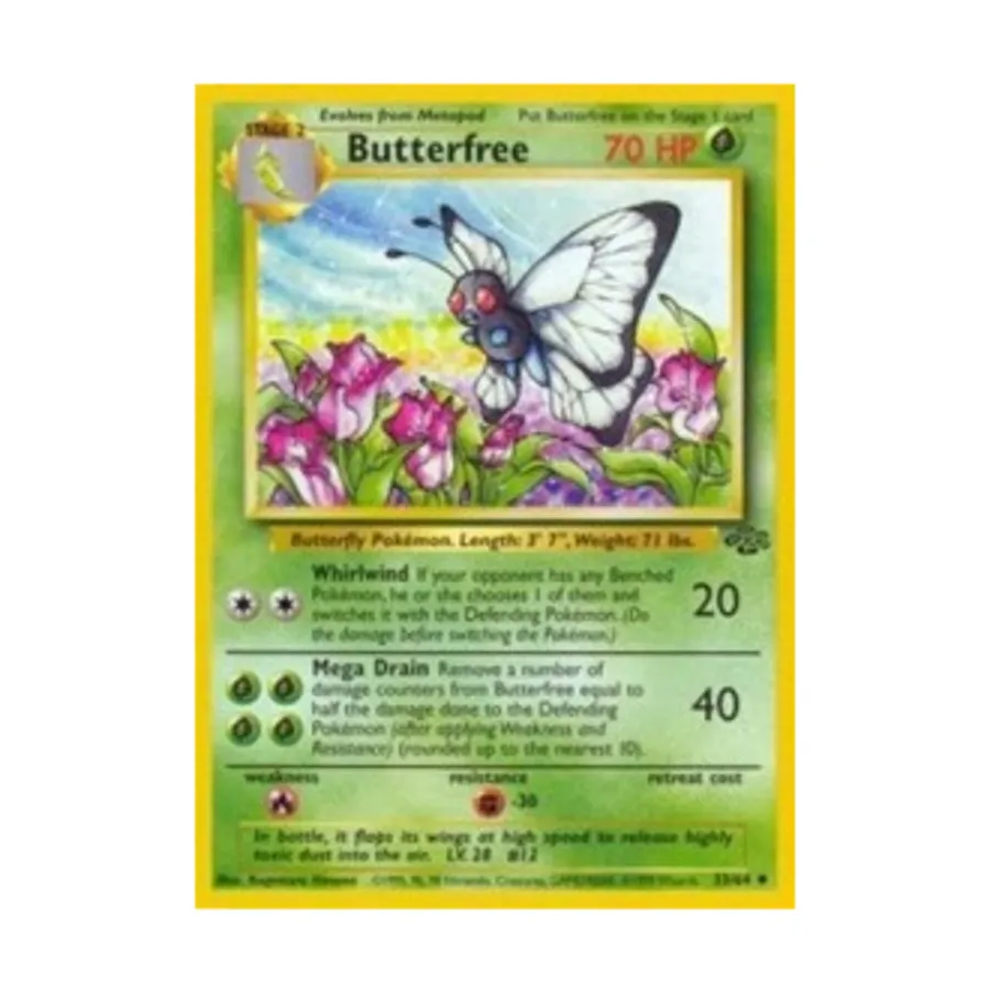CCG Баттерфри (U) #33, Pokemon - Jungle - Singles
CCG Баттерфри (U) #33, Pokemon - Jungle - Singles
