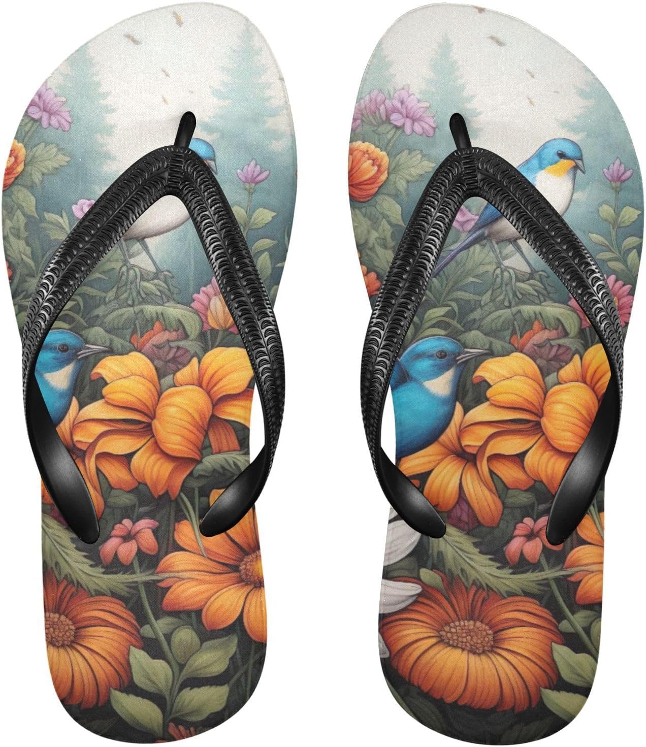 Сандалии с цветочным и птичьим принтом для пляжа, летние повседневные для женщин и мужчин 20856855 Kfbe, Flower
Сандалии с цветочным и птичьим принтом для пляжа, летние повседневные для женщин и мужчин 20856855 Kfbe, Flower