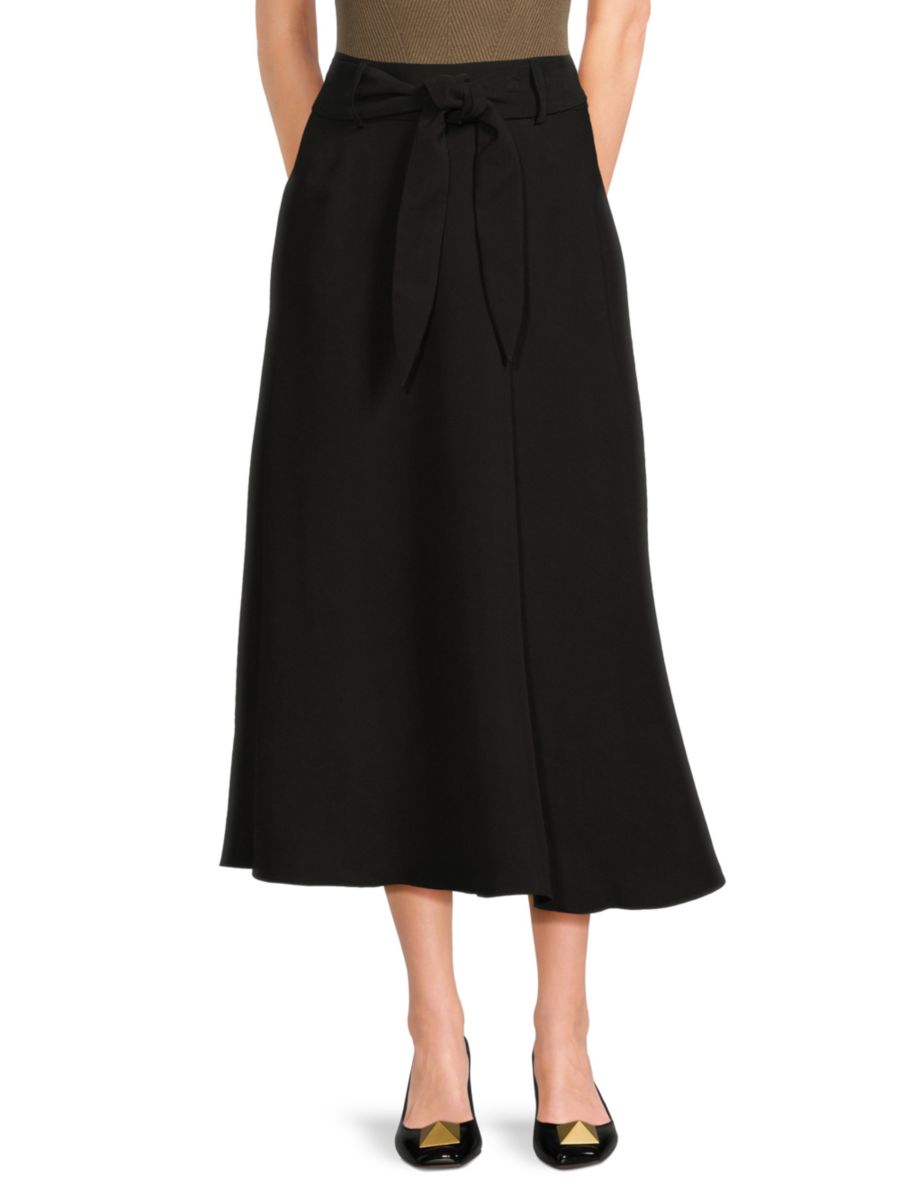 Юбка миди А-силуэта с завязкой на талии DKNY, черный
Юбка миди А-силуэта с завязкой на талии DKNY, черный