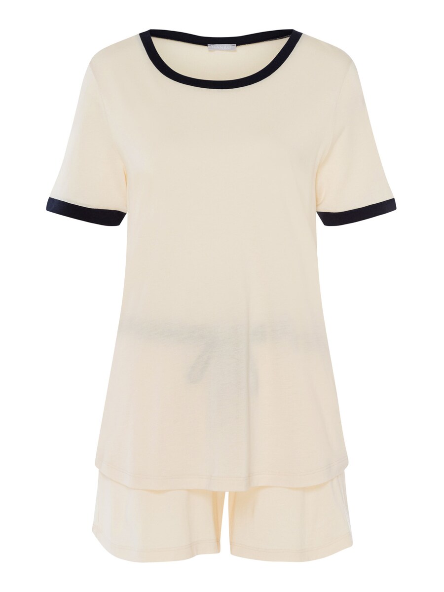 Короткий пижамный комплект Hanro Laura, кремовый
Короткий пижамный комплект Hanro Laura, кремовый