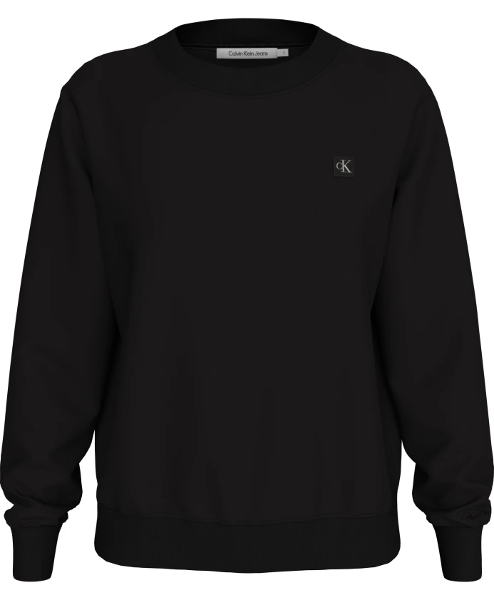 Черный пуловер из переработанного хлопка с вышитым логотипом. Calvin Klein, черный
Черный пуловер из переработанного хлопка с вышитым логотипом. Calvin Klein, черный