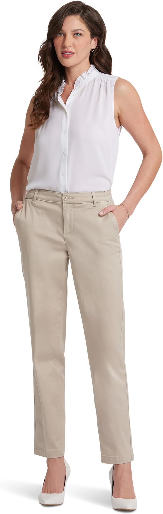 Брюки NYDJ Sadie, цвет Feather
Брюки NYDJ Sadie, цвет Feather