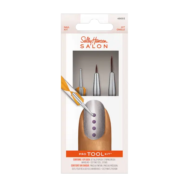 Набор кистей для дизайна ногтей, 1 комплект Sally Hansen Pro tool kit
Набор кистей для дизайна ногтей, 1 комплект Sally Hansen Pro tool kit